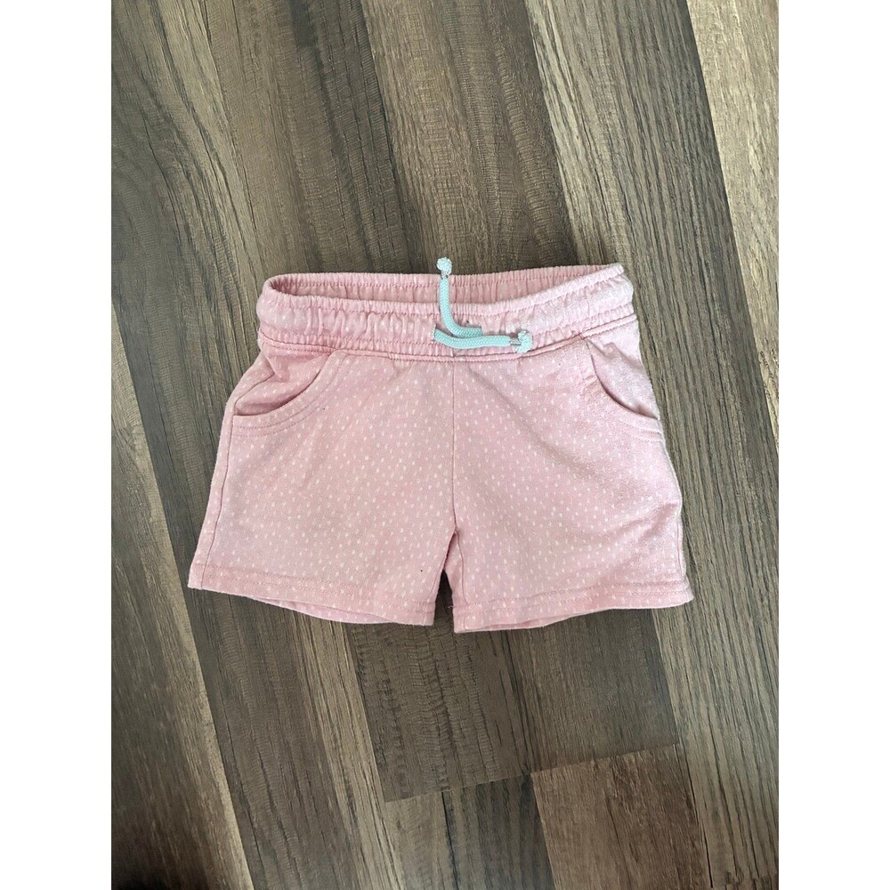 Okie Dokie Girls Pink Polka Dot Drawstring Shorts – Size 2T